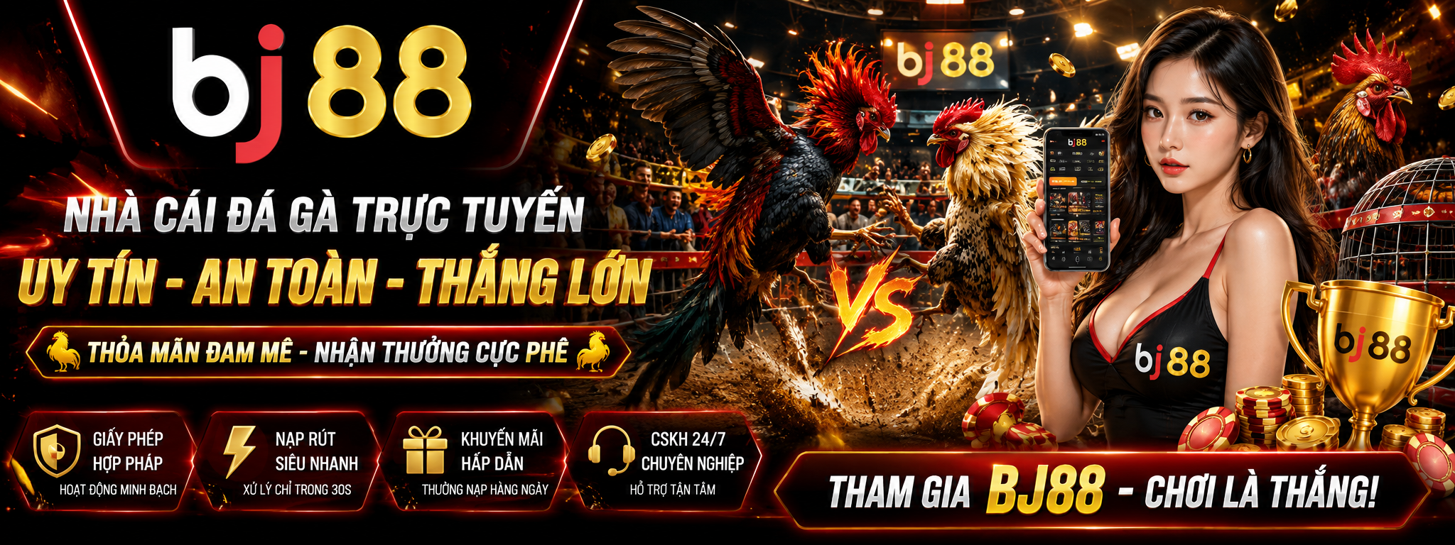 BJ88 - Nhà Cái Đá Gà BJ88.COM | Link Vào Mobile & PC 2026 BJ88 - Nhà Cái Đá Gà Trực Tuyến Uy Tín Hàng Đầu